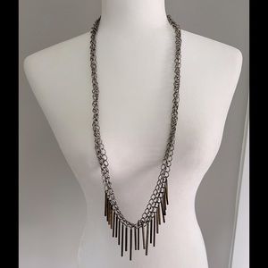 Long Brass Cable Chain necklace